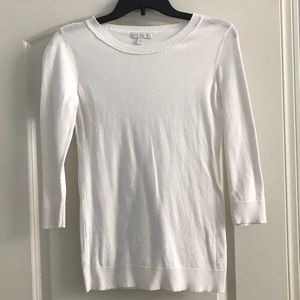 White Long Sleeve Top